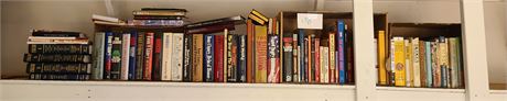 Large Mixed Book Lot : Tom Clancy / Fiance / Cookbooks / Family & More