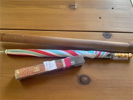 Totes Automatic Umbrella & Wood Handled Golf Umbrella