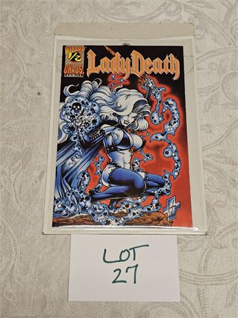 Lady Death #1/2 Chaos Comic Book, Artist Adam Hughes