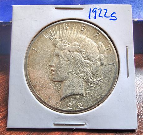 1922-S Peace Silver Dollar