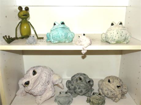 Assorted Decorative Frogs