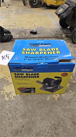 Chicago Electric Saw Blade Sharpener In Box