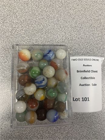 Vintage Glass Marbles Lot
