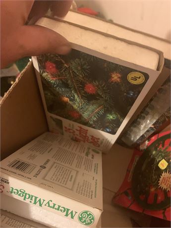Vintage Christmas String Lights
