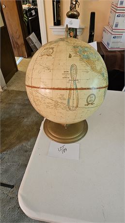 Vintage #12 Cram World Globe