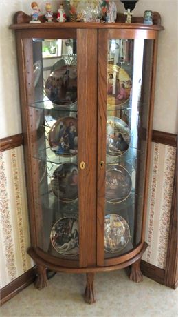 Corner Curio Cabinet