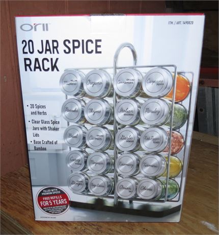 20 Jar Spice Rack