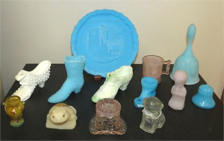 Assorted Fenton, Various Other Makers: Figurines, etc