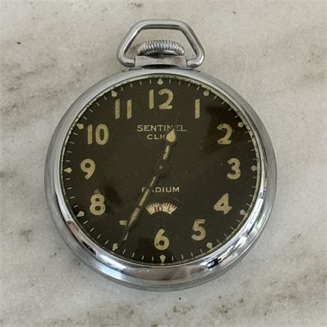 Vintage Sentinel Click Pocket Watch