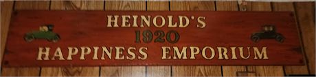 Large Wood Sign