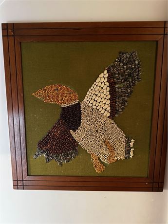 Goose Art Made from beans/seeds