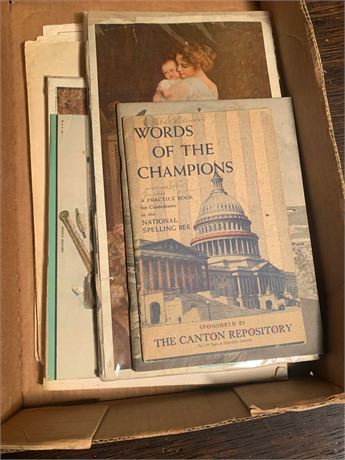 Paper/Photo Ephemera - 1955 GM Aerotrain,1925 Armours Farmers Almanac