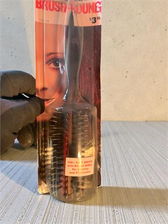 Sekine 100% Pure Bristle W/Nylon Quills Half Round Hairbrush Lot