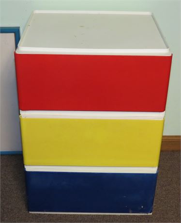 3 Drawer Storage Drawers