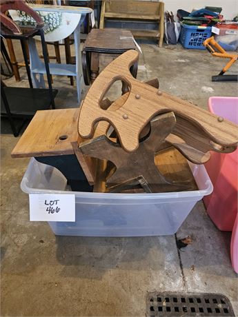 Mixed Wood Decor Lot