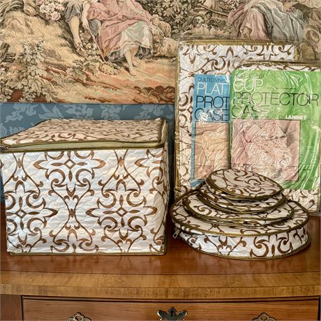 Laminet Quilted Vinyl Dish Protectors