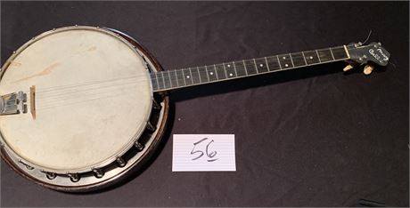 Vintage May Bell 4 String Banjo With ACX Case