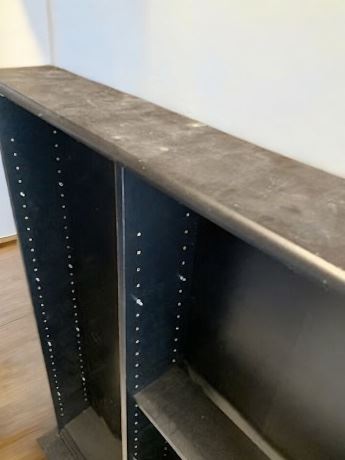 Black Wood Adjustable Bookshelf/Book Case or Storage Shelf