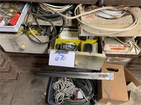 Basement Electric Clean Out Including Wire