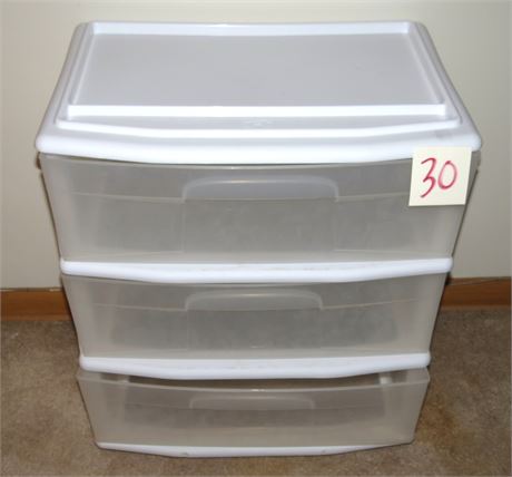 3 Drawer Storage Tote