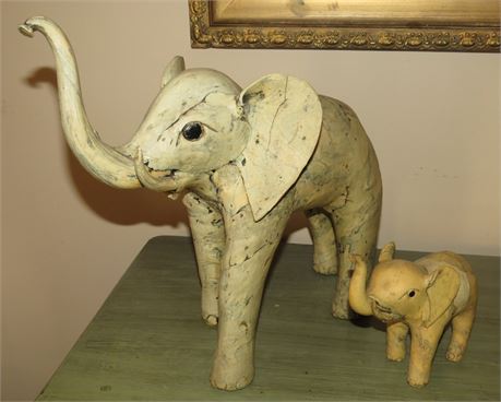 Resin Elephants