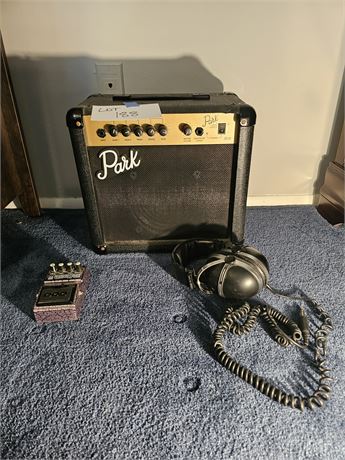 Marshall Park Amplifier Model:G-10 / FX-69B Grunge Pedal & Pioneer Headphones