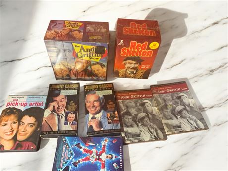 VHS Tape Lot - Red Skelton, The Andy Griffith Show, Johnny Carson & More