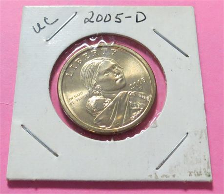 Sacagawea Dollar Coin Uncirculated