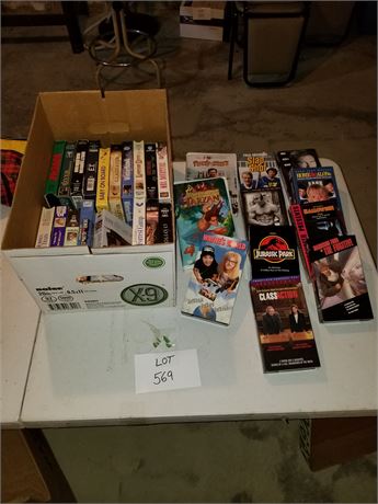 Mixed VHS Tapes