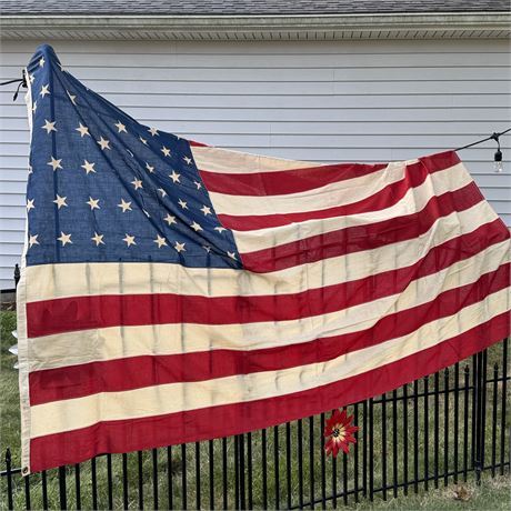Vintage 48 Star American Flag - 5 x 8'