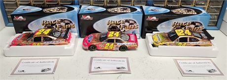 3 Jeff Gordon Cars