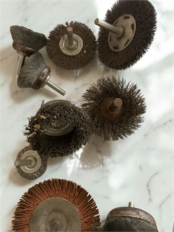 Hand Drill Wire Brush Head Lot