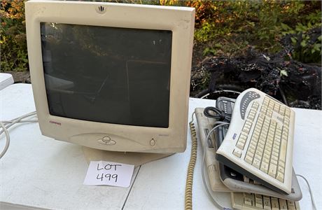 Compaq Computer Monitor & Keyboards