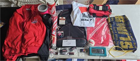 Mixed Phillip Morris Advertising- Small Coat, Large T-Shirts, Backpack & More