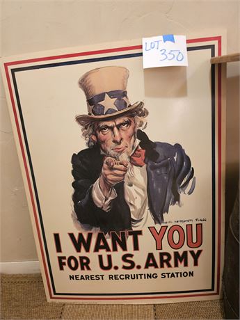 Uncle Sam Reproduction Poster