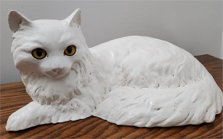 Vintage 1983 Persian White Cat