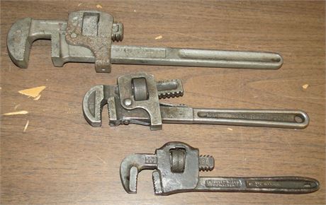 3 Pipe Wrenches