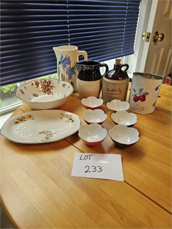 Vintage Kitchen:Bromwell's Apple Sifter/Homer Laughlin/Wheeling Pottery & More