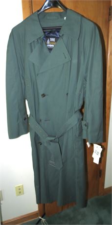 London Fog Overcoat With Tags