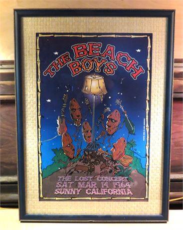 The Beach Boys Framed Concert Poster