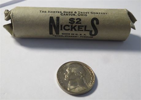 BU 1960P Jefferson Nickels Roll