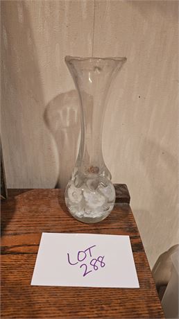 Paperweight Rose Vase