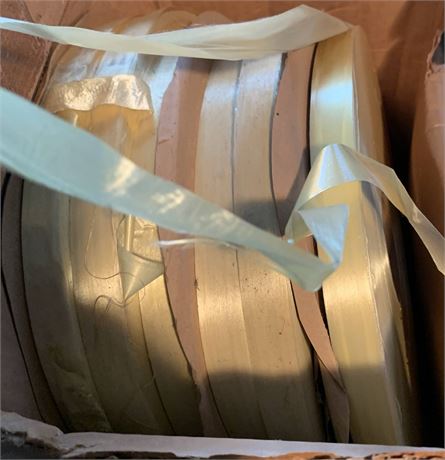 Vintage Gold Ribbon Roll Lot