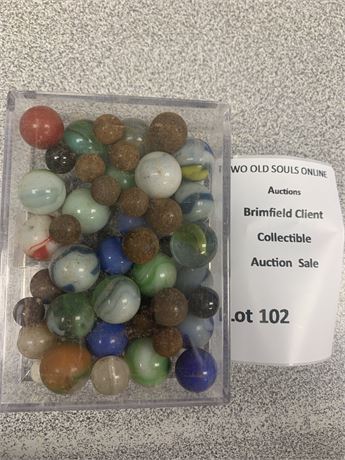 Vintage Glass Marbles Lot
