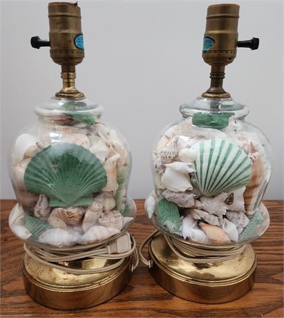 Two Seashell Lamps