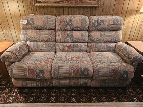 Neutral Tones La-Z-Boy Double Recliner Sofa