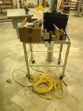 Metal Cart & Cleanout: Office / Hand Tools / Trays & More