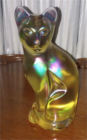 Fenton Glass Cat