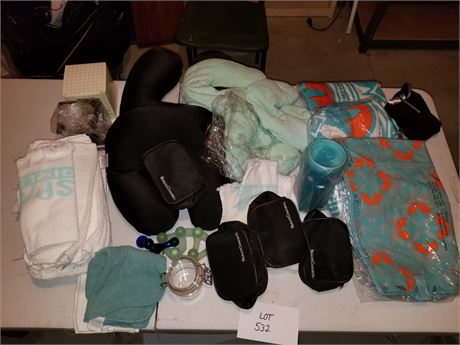 Spa Supplies- Neck Pillows, Hand Towels, Diffuser & More