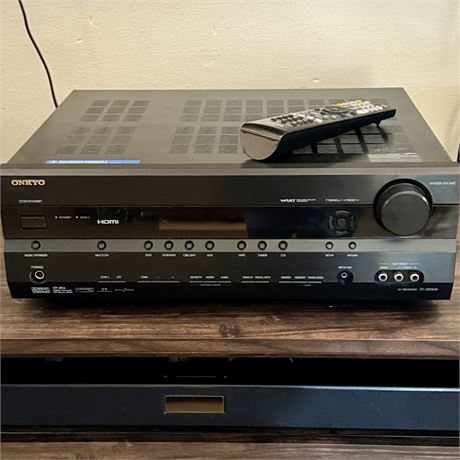 ONKYO Home Theater AV Receiver with Remote - Model TX-SR506